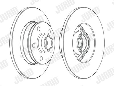 561620J JURID Тормозной диск