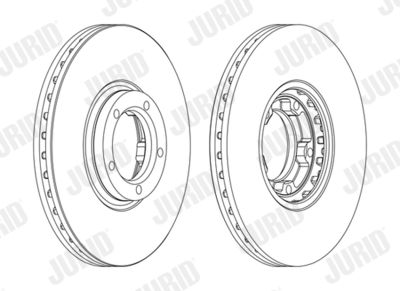 561625J JURID Тормозной диск