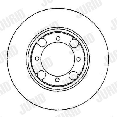 561642J JURID Тормозной диск