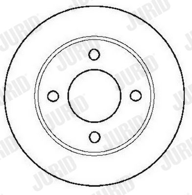 561683J JURID Тормозной диск
