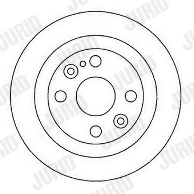 561714J JURID Тормозной диск