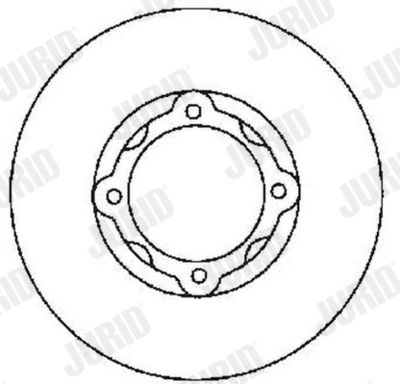 561715J JURID Тормозной диск