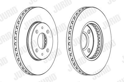 561721J JURID Тормозной диск