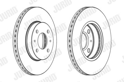 561722J JURID Тормозной диск