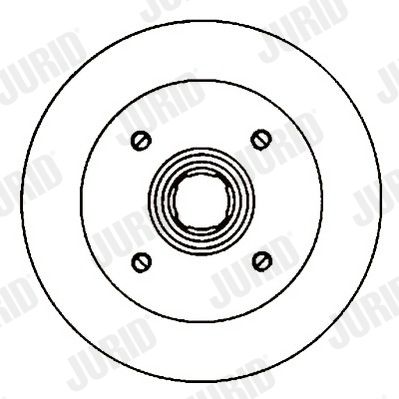 561733J JURID Тормозной диск