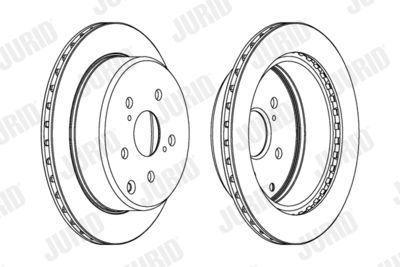 561738J JURID Тормозной диск