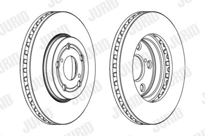 561745J JURID Тормозной диск