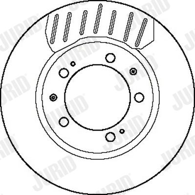 561756J JURID Тормозной диск