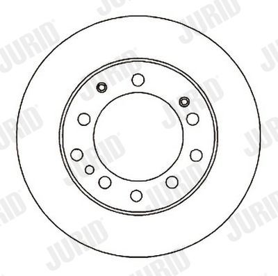 561805J JURID Тормозной диск