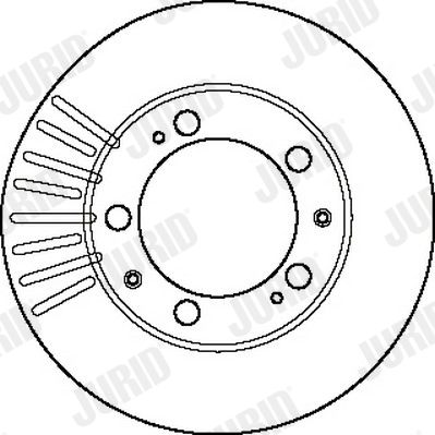 561806J JURID Тормозной диск