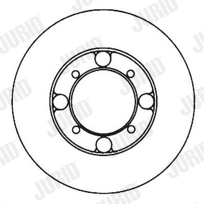 561815J JURID Тормозной диск