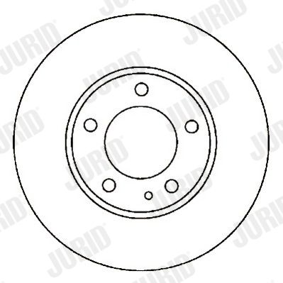 561851J JURID Тормозной диск