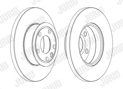 561857J JURID Тормозной диск