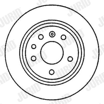 561870J JURID Тормозной диск
