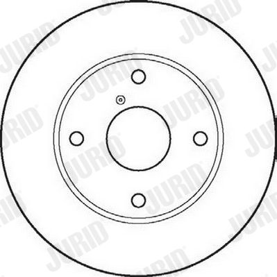 561871J JURID Тормозной диск