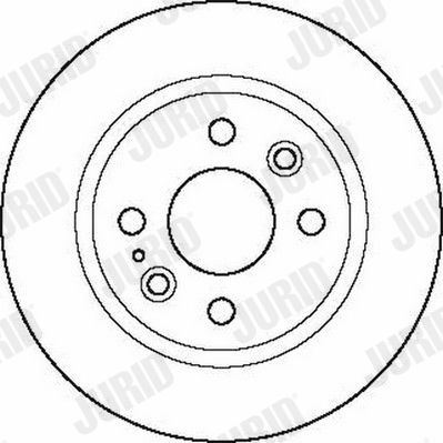 561872J JURID Тормозной диск