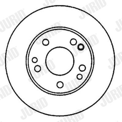 561875J JURID Тормозной диск