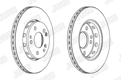 561876J JURID Тормозной диск