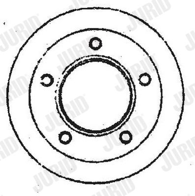 561877J JURID Тормозной диск