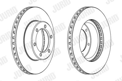 561953J JURID Тормозной диск