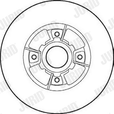 561868JC JURID Тормозной диск