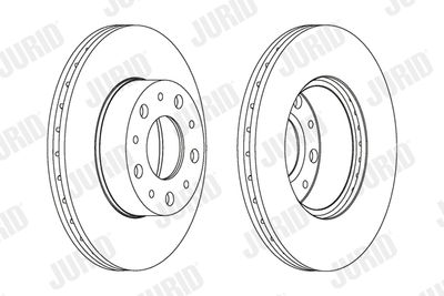 561984J JURID Тормозной диск