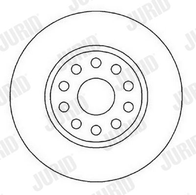 561987J JURID Тормозной диск