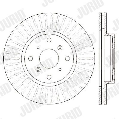 561993J JURID Тормозной диск