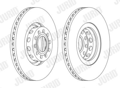 562002J JURID Тормозной диск