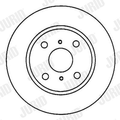 562007J JURID Тормозной диск