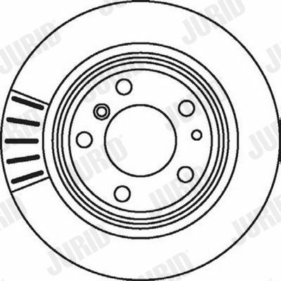562008J JURID Тормозной диск