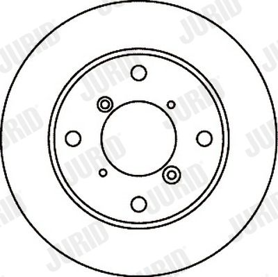 562015J JURID Тормозной диск