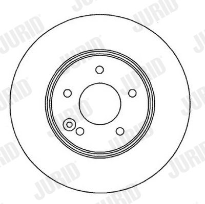 562034J JURID Тормозной диск