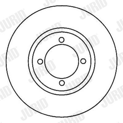 561700J JURID Тормозной диск