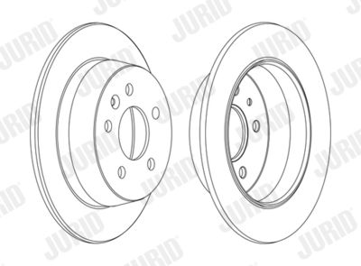 562065J JURID Тормозной диск