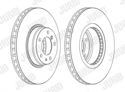 562091JC1 JURID Тормозной диск