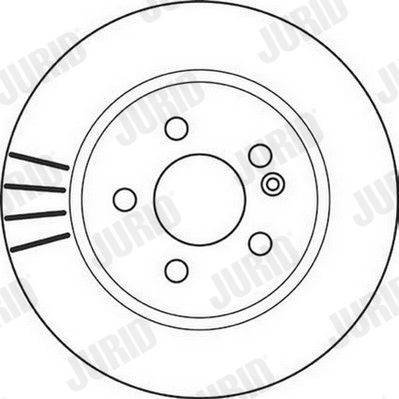 562099JC JURID Тормозной диск