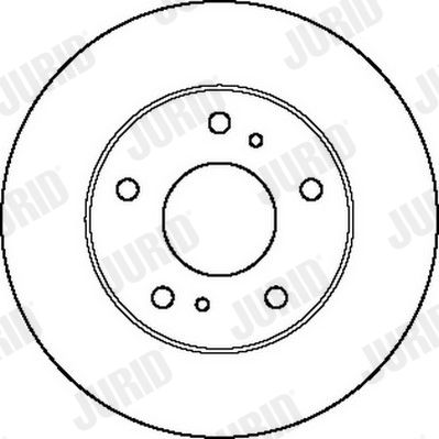 562115J JURID Тормозной диск