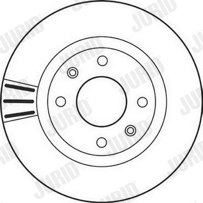 562128J JURID Тормозной диск