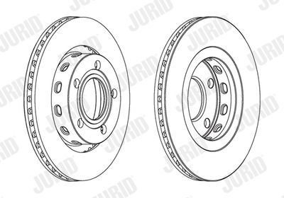 562176J JURID Тормозной диск