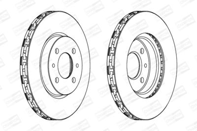 562178CH CHAMPION Тормозной диск