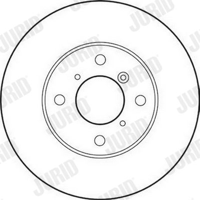 562179J JURID Тормозной диск