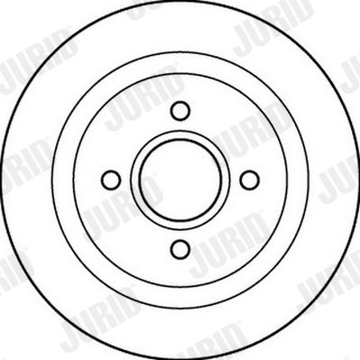 562208J JURID Тормозной диск