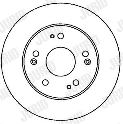 562260JC JURID Тормозной диск