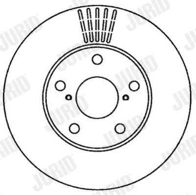 562269J JURID Тормозной диск