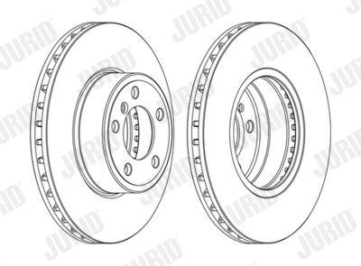 562272J JURID Тормозной диск