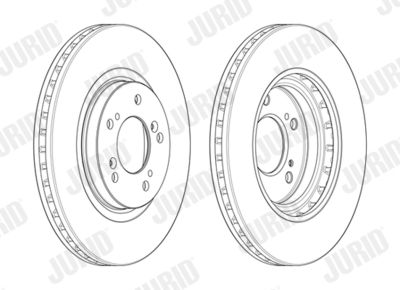 562283JC JURID Тормозной диск