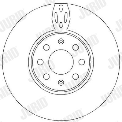 562297J JURID Тормозной диск
