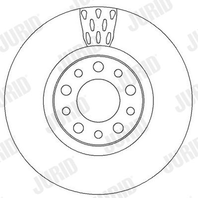 562299J JURID Тормозной диск