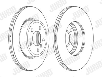 562350JC1 JURID Тормозной диск